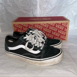 Black old skool vans